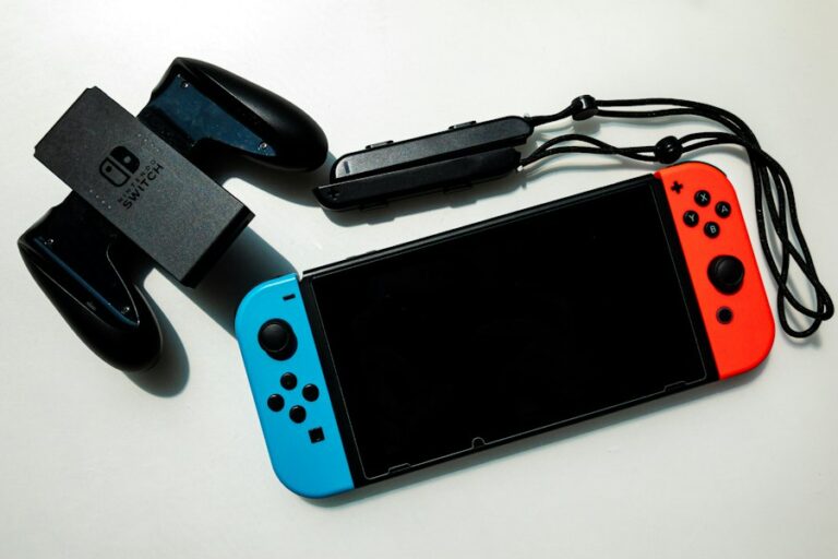 Nintendo Switch in het dock